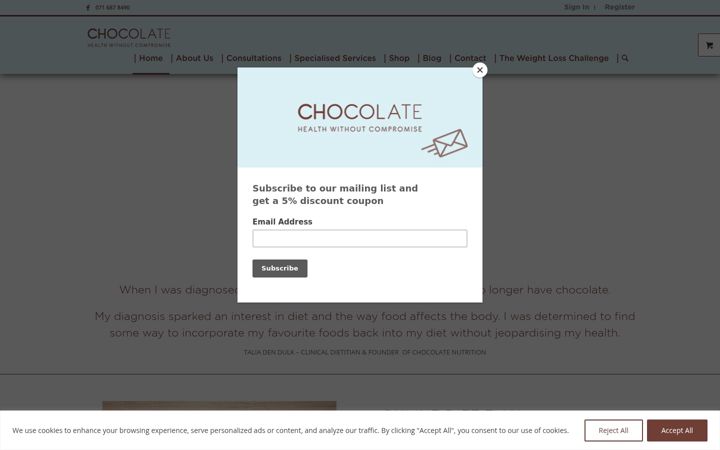 Képernyőkép: chocnutrition.co.za
