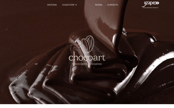 Screenshot von chocoart.es