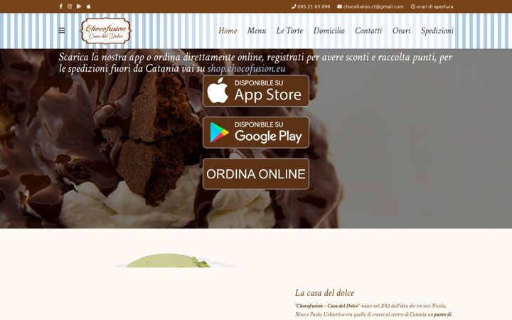 Screenshot di chocofusion.it