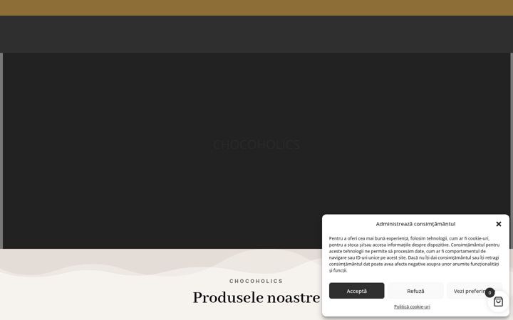 Snímek obrazovky chocoholics.ro
