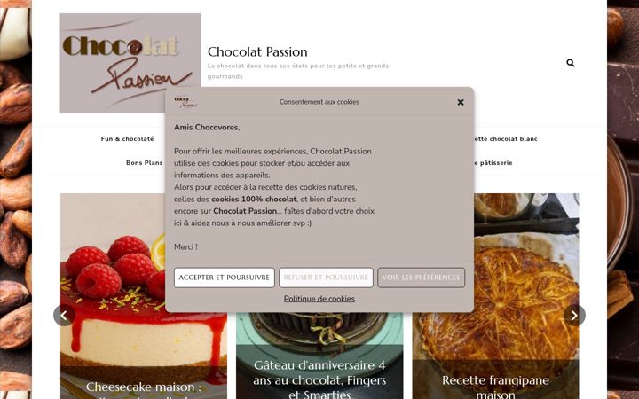 Screenshot von chocolat-passion.fr