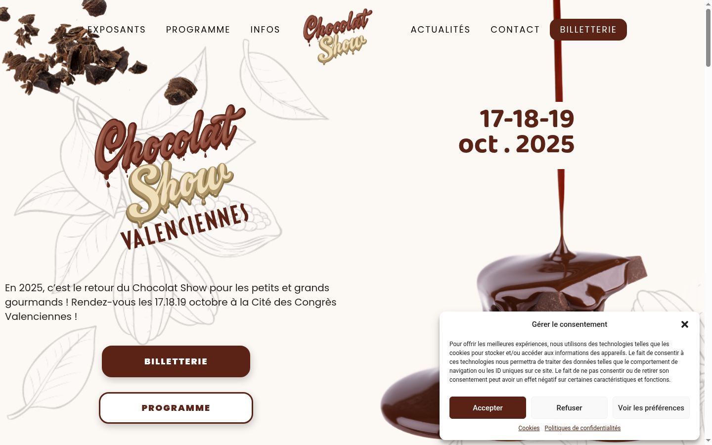 Screenshot des Einwilligungsbanners vor jeglicher Interaktion