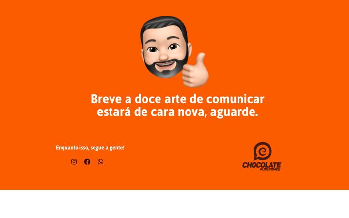 Zrzut ekranu chocolatepublicidade.com.br