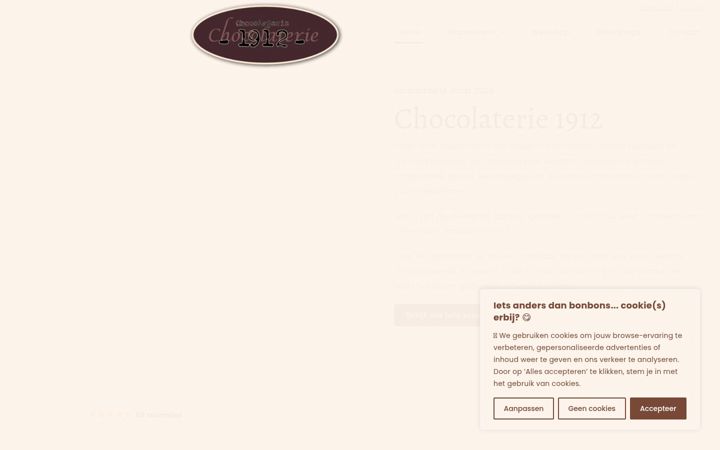 Captura de ecrã de chocolaterie1912.nl