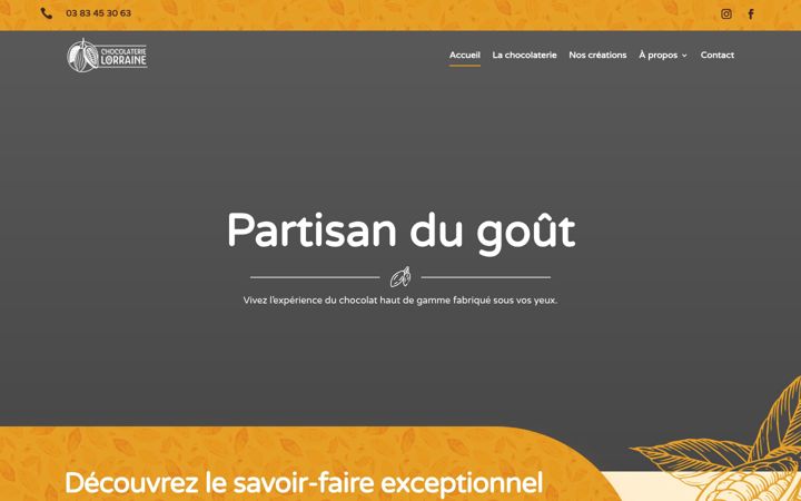 Screenshot von chocolaterielorraine.fr