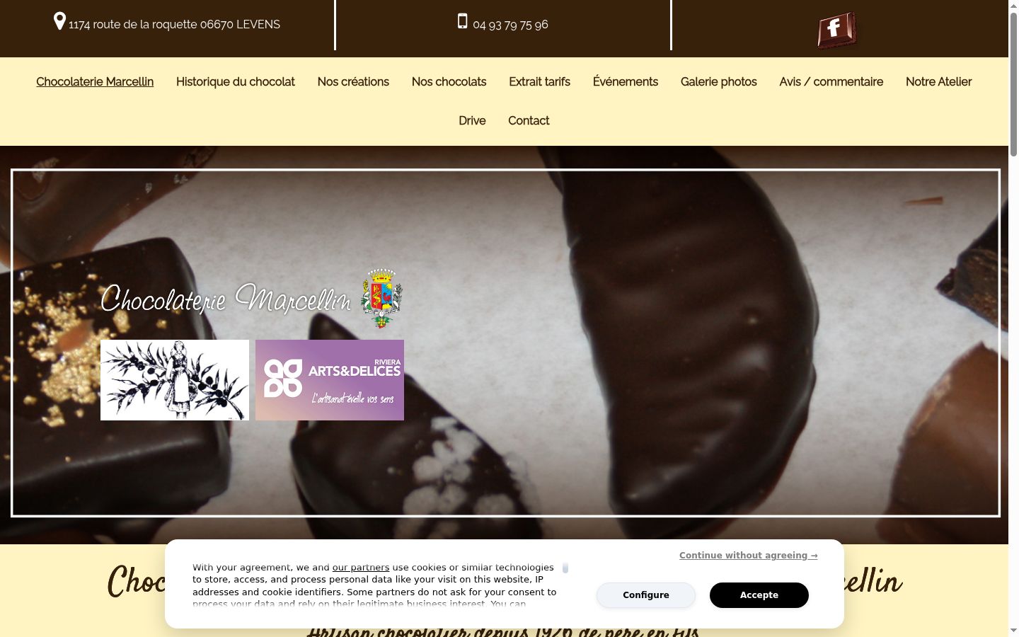 Screenshot des Einwilligungsbanners vor jeglicher Interaktion