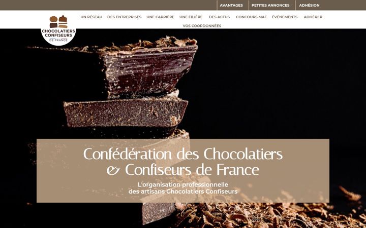 Screenshot von chocolatiers.fr