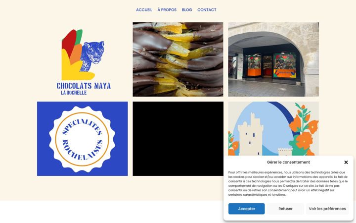 Screenshot von chocolatsmaya.fr