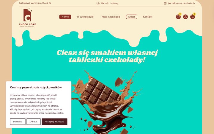 Screenshot of chocolove.pl