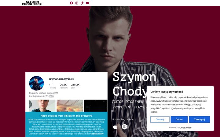Screenshot of chodyniecki.pl