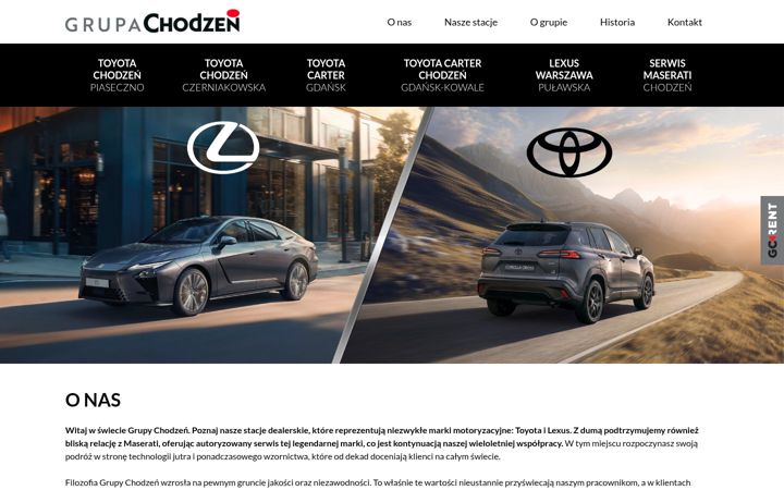 Screenshot of chodzen.pl