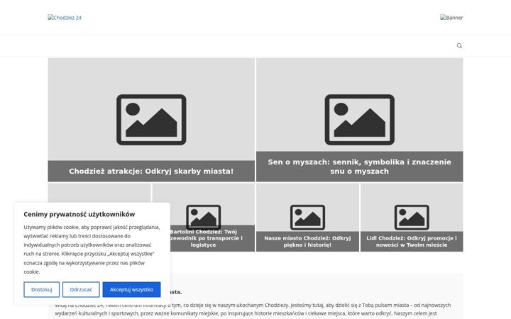 Screenshot of chodziez24.pl