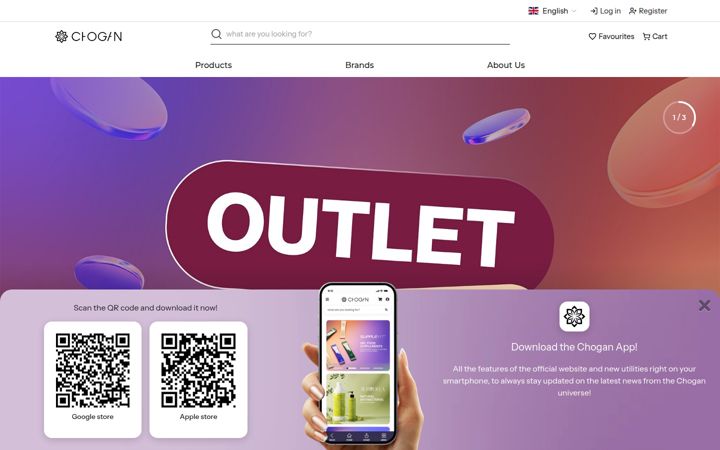 Screenshot of chogangroupspa.com