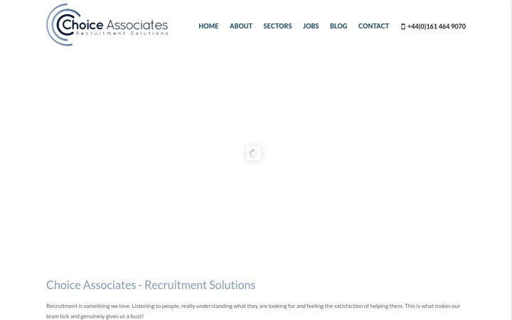 Skärmbild av choiceassociates.co.uk