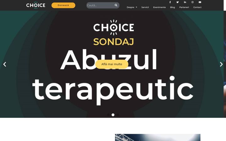 Snímek obrazovky choiceconsulting.ro