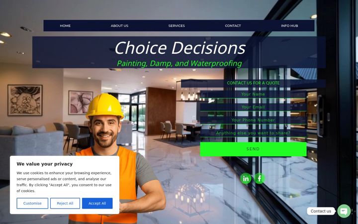 Képernyőkép: choicedecisionsgp.co.za