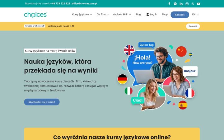 Screenshot of choices.com.pl