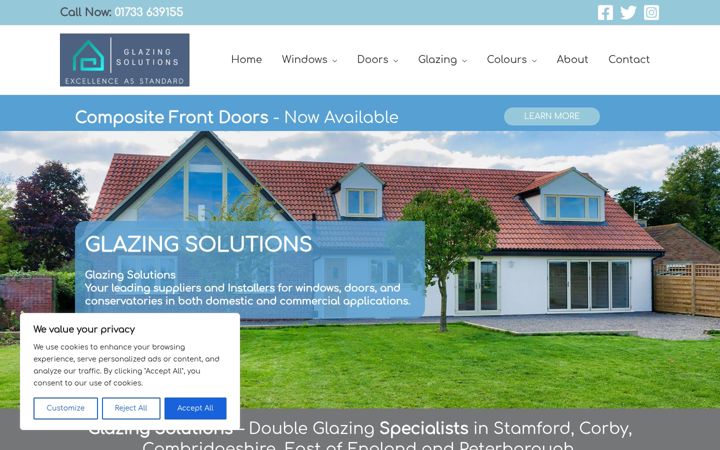 Captură de ecran a choicesglazing.co.uk