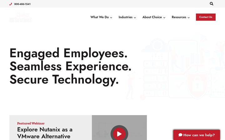 Screenshot of choicesolutions.com
