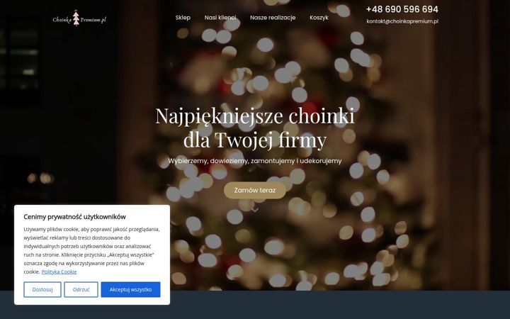 Screenshot of choinkapremium.pl