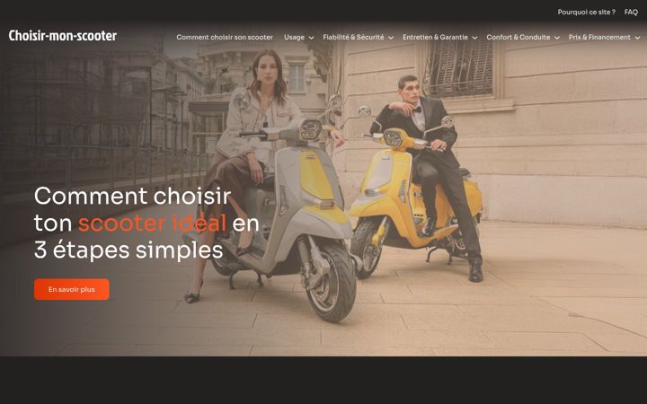 Screenshot von choisir-mon-scooter.ch