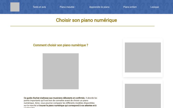 Zrzut ekranu choisir-son-piano-numerique.fr