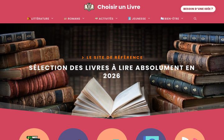 Zrzut ekranu choisirunlivre.fr