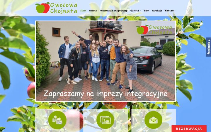 Screenshot of chojnata.pl