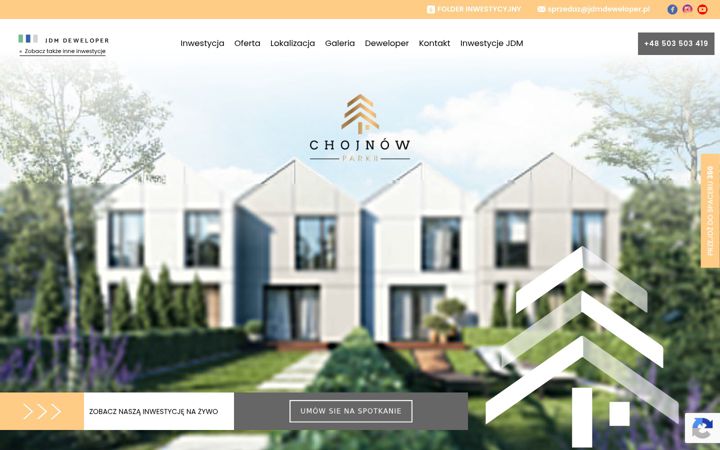 Screenshot of chojnowpark.pl