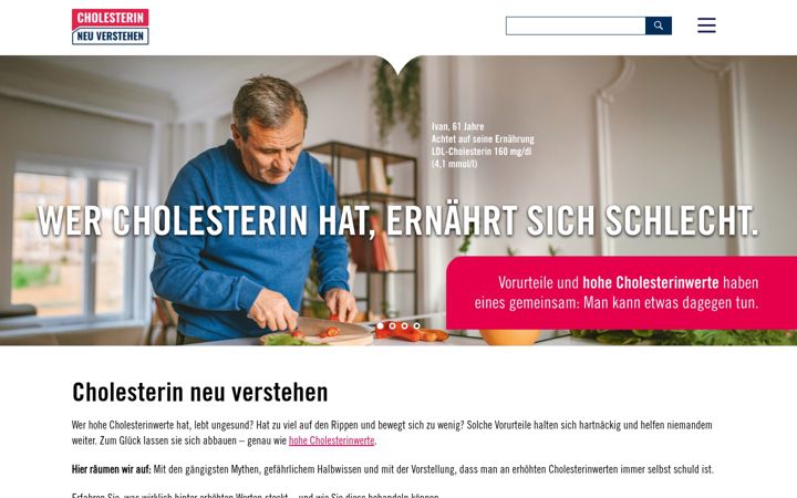 Screenshot von cholesterin-neu-verstehen.de