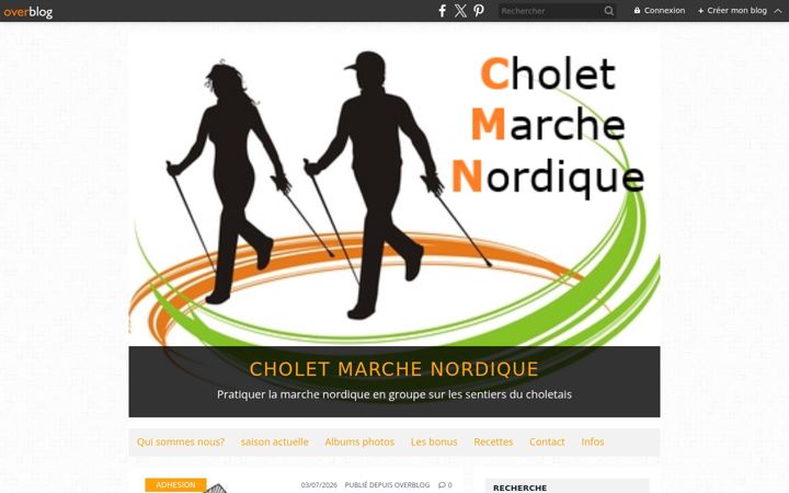 Captură de ecran a choletmarchenordique.net