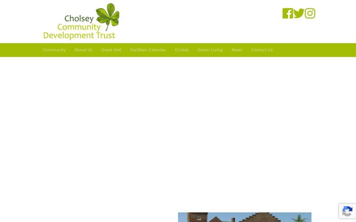 Kuvakaappaus sivustosta cholseycdt.org.uk