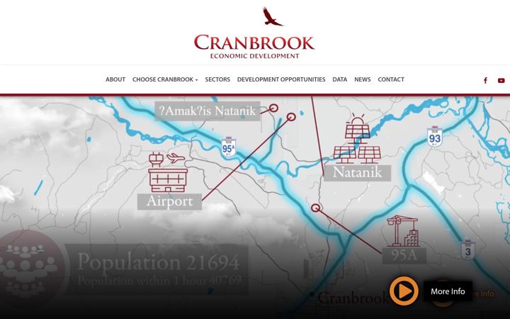 Captura de pantalla de choosecranbrook.ca