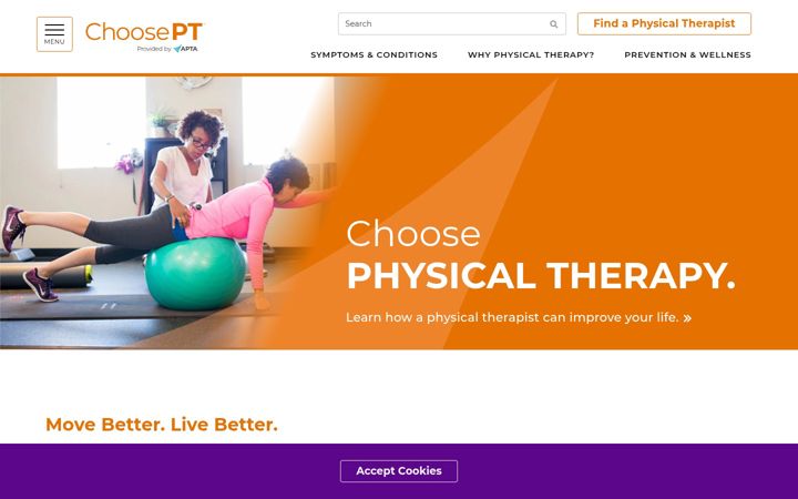 Screenshot of choosept.com