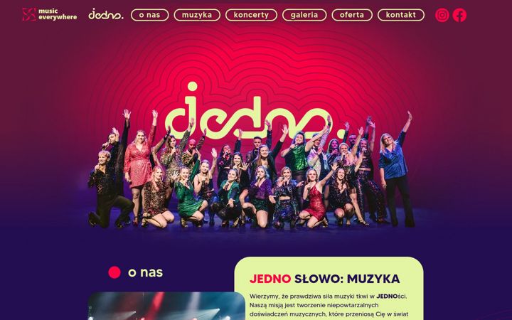 Screenshot of chorjedno.pl