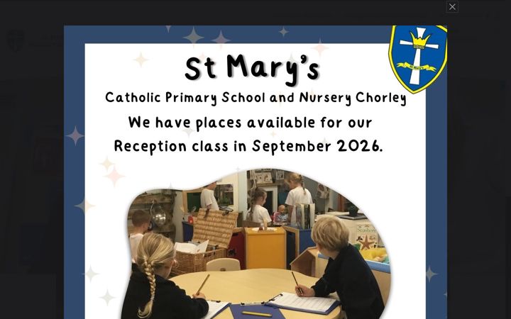 Zrzut ekranu chorleystmarys.lancs.sch.uk