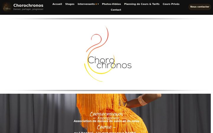 Screenshot von chorochronos.fr