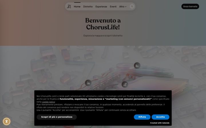 Skærmbillede af choruslife.com