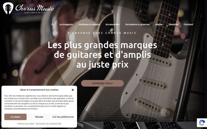 Screenshot von chorusmusic.fr