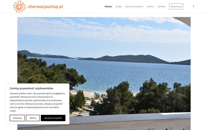Screenshot of chorwacjaurlop.pl