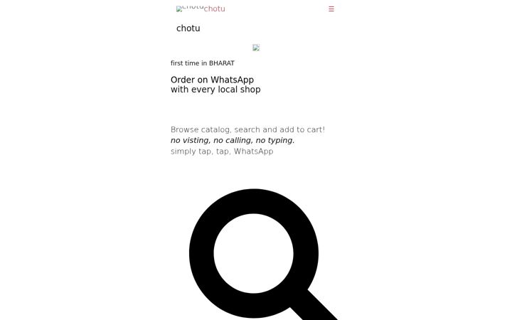 Screenshot of chotu.com