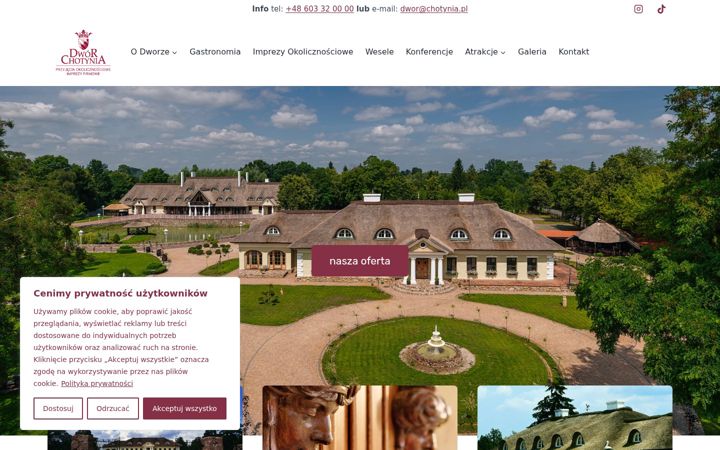 Screenshot of chotynia.pl