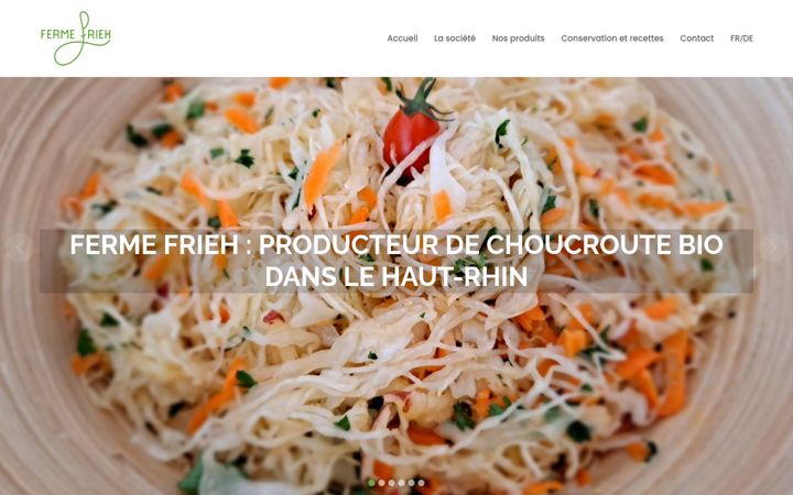 Screenshot von choucroutefrieh.fr