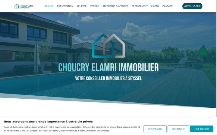 Screenshot von choucry-elamri-immobilier.fr