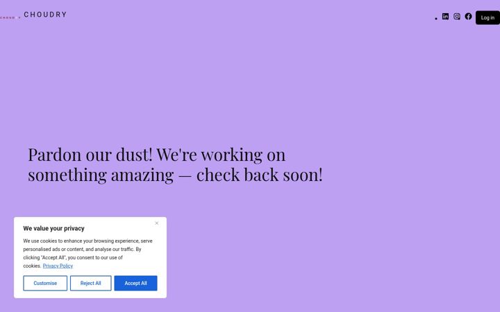 Screenshot ta' choudry.eu