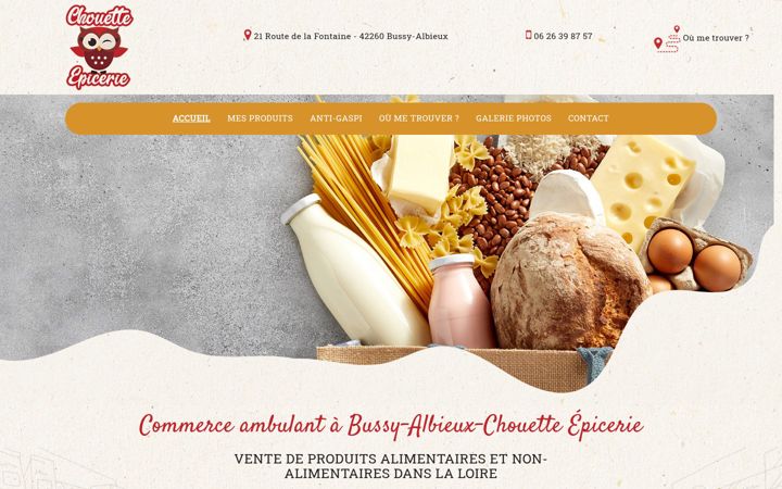 Screenshot von chouette-epicerie.fr