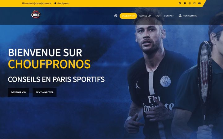 Screenshot von choufpronos.fr