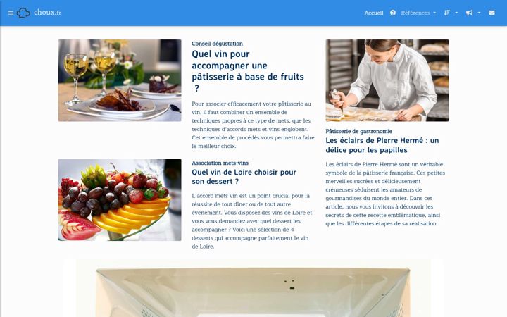 Screenshot von choux.fr