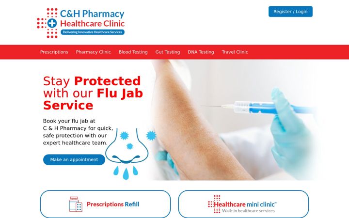 Screenshot di chpharmacy.co.uk