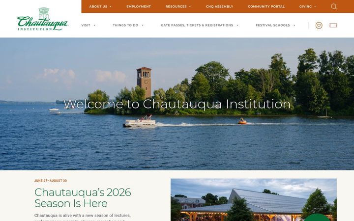 Screenshot of chq.org